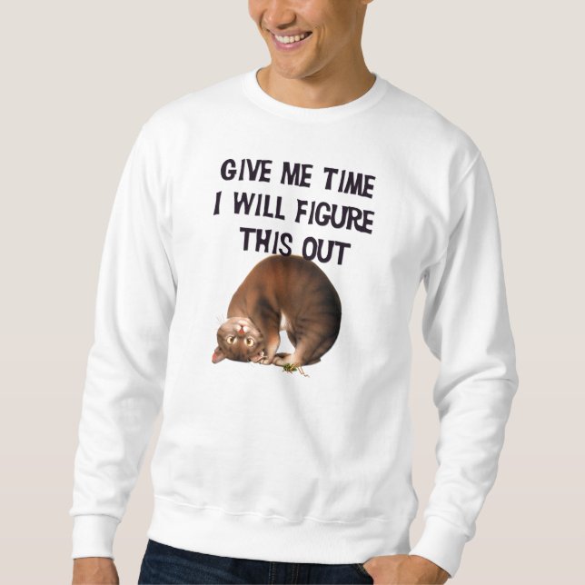 Give me time - I will figure this out Sweatshirt (Front)