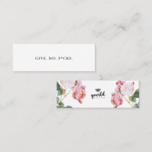GIVE. NO. F*CKS. Self Talk Mini Card No. 3