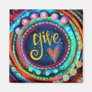 “Give ” One word Inspirivity Magnet