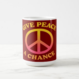 'Give Peace a Chance' Mug