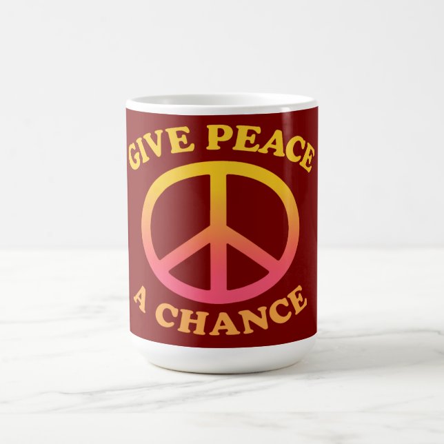 'Give Peace a Chance' Mug (Center)
