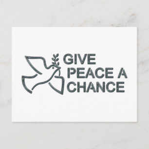Give Peace A Chance Postcard