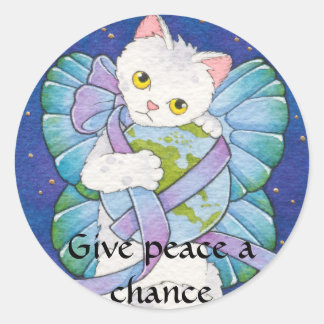 Give peace a chance stickers