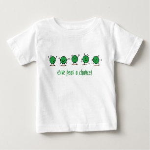 Give peas a chance baby T-Shirt