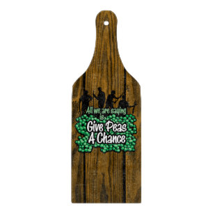 Give Peas A Chance Cutting Board