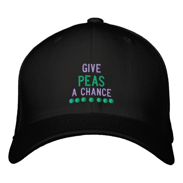 GIVE PEAS A CHANCE - HAT (Front)