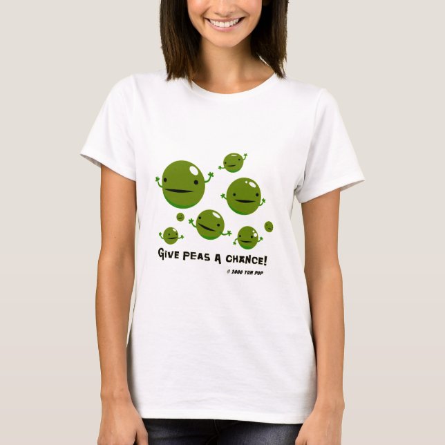 Give Peas a Chance T-Shirt (Front)