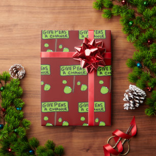 Give Peas A Chance Wrapping Paper
