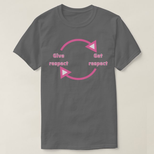Give respect Get respect Birthday Gift T-Shirt (Design Front)