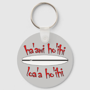 Give Respect, Get Respect Surfer Keychain