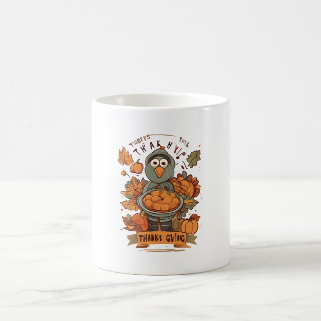 Give Thanks and Share Love  Coffee Mug (Center)
