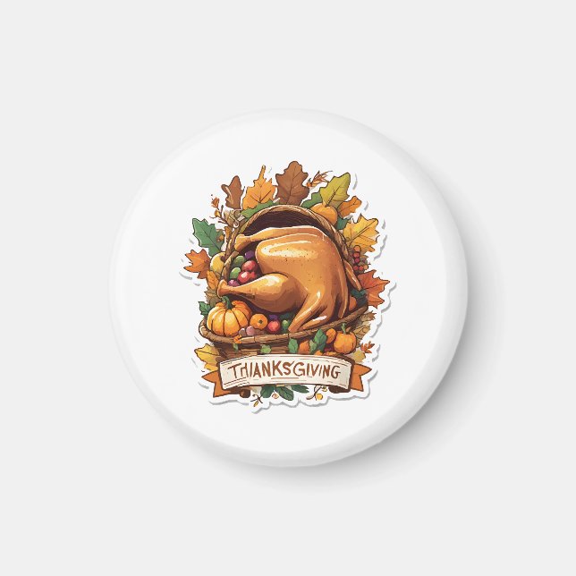 Give Thanks and Share Love Magnet (Front)