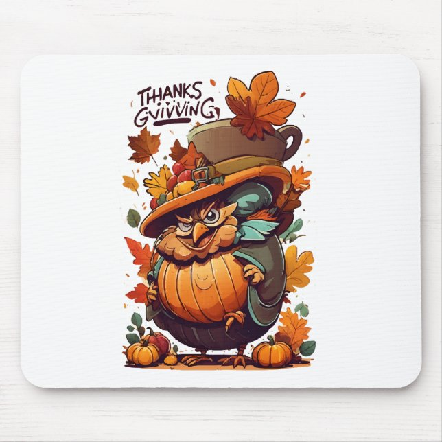 Give Thanks and Share Love Mouse Pad (Front)