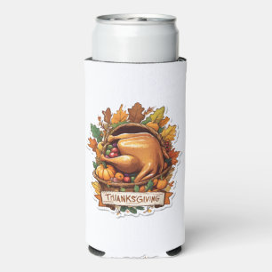 Give Thanks and Share Love Seltzer Can Cooler