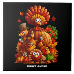 Give Thanks and Share Love Tile