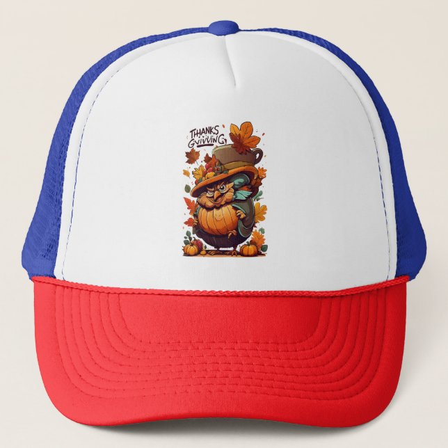 Give Thanks and Share Love Trucker Hat (Front)