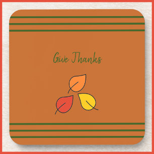 Give Thanks Coasters