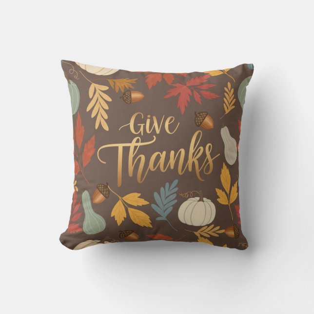 Give thanks cushion (Front)
