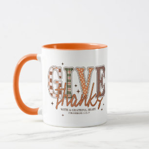  Give Thanks Fall  Mug