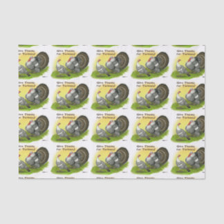 Give Thanks For Turkeys! Tissue Paper