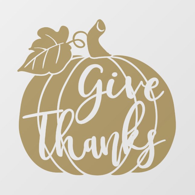 Give Thanks, Gold Pumpkin © GraphicLoveShop (Sheet)