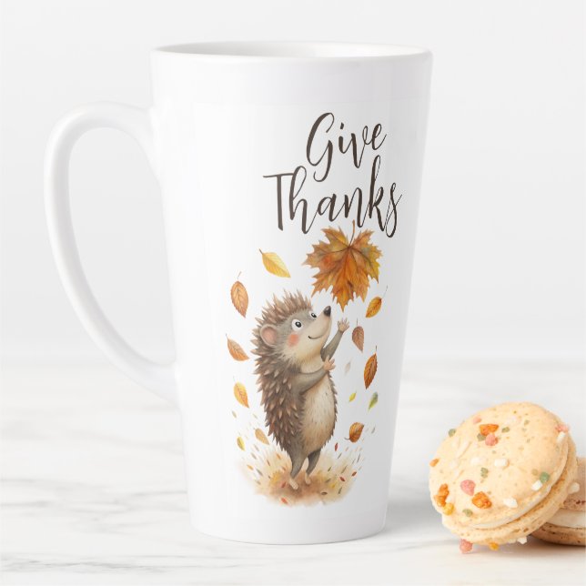 Give Thanks Latte Mug (In Situ)