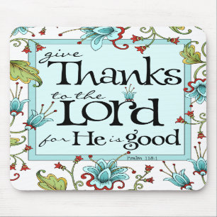 Give Thanks - Mouse Pad