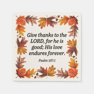 Give Thanks Napkin