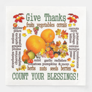 Give Thanks! Napkin