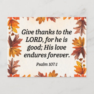 Give Thanks Postcard