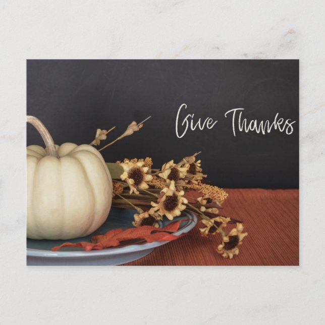 Give Thanks Postcard (Front)