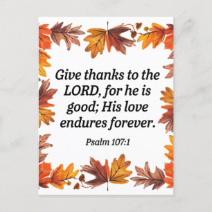 Give Thanks Postcard