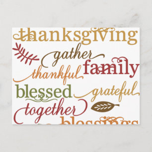 Give Thanks Postcards