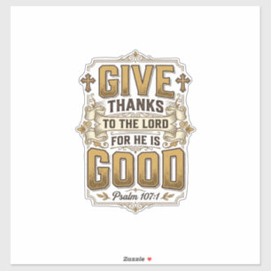 Give Thanks Psalm 107 Vintage Christian Shirt