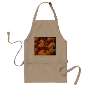 Give Thanks Pumpkins on an Standard Apron