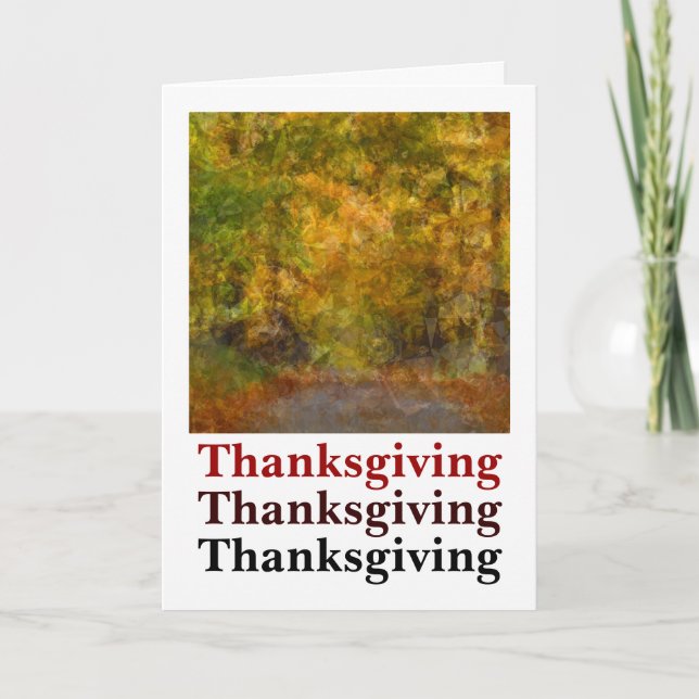 Give thanks unto the Lord Psalm 107:1 Thank You Card (Front)