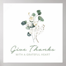 Give Thanks with a Grateful Heart, Hymnal Print