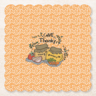 Give Thanky Paper Coaster