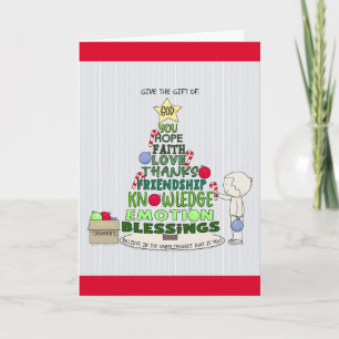 Give the Gift of: Word Tree Card