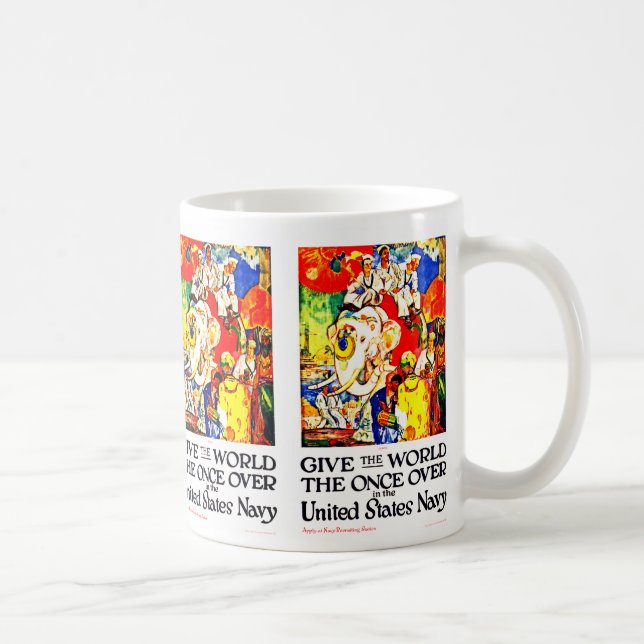 Give The World The Once Over Coffee Mug (Right)