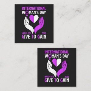 Give to Gain Happy Women's Day Card