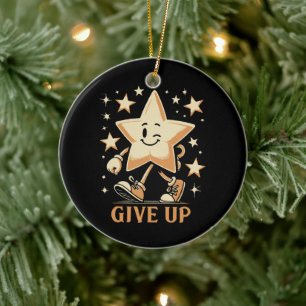 Give Up Ceramic Tree Decoration