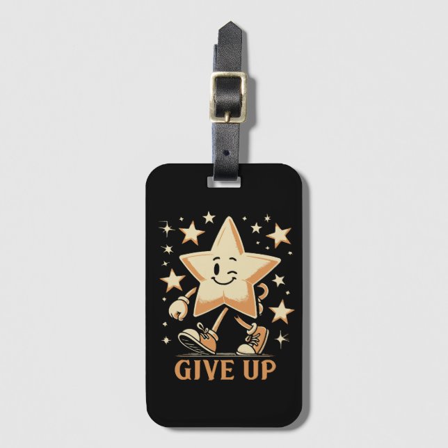 Give Up Luggage Tag (Front Vertical)