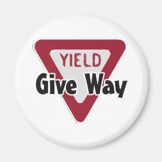 GIve Way Magnet