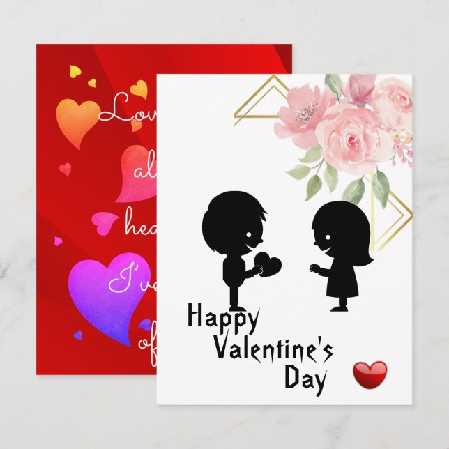 Give Your heart Card (Front/Back)