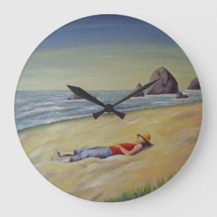 GIVE YOURSELF TO THE SEA, THE SKY LARGE CLOCK