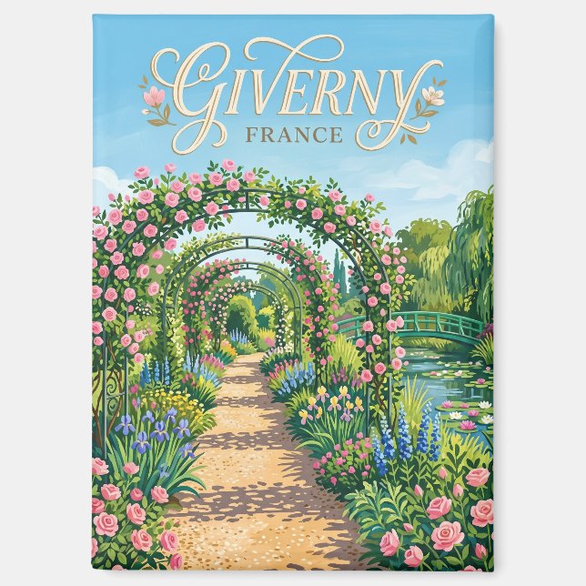 Giverny France Magnet (Front)