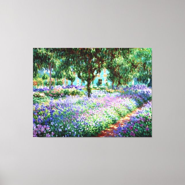 Giverny Garden Canvas Print (Front)