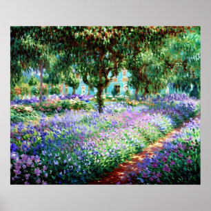 Giverny Garden Poster