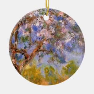 Giverny in Springtime Ceramic Tree Decoration